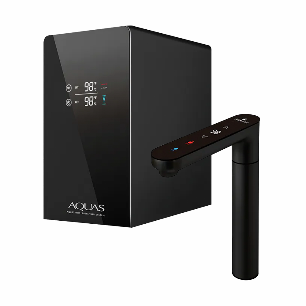 【AQUAS 淨工坊】 AQ812 廚下觸控雙溫飲水機 (一級節能/創新０冷水/層流出水/主機&amp;龍頭雙顯示)