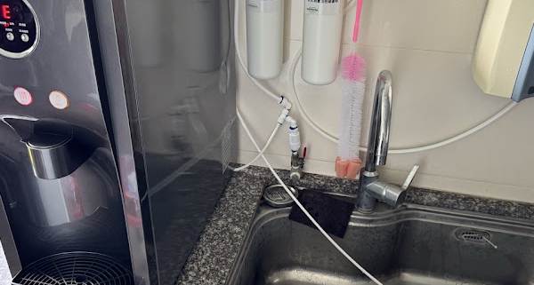 台中西屯 豪星 HM-190 桌上型飲水機 安裝完工實照