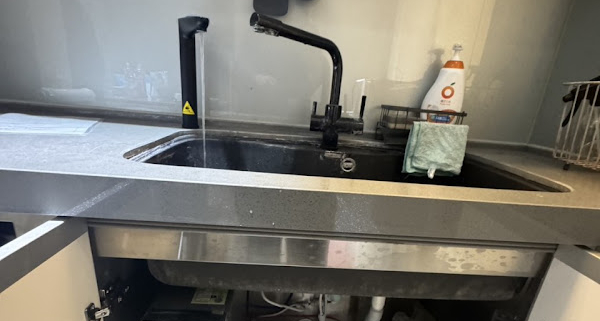 嘉義 淨工坊 S800 廚下 RO 淨熱一體機 安裝完工實照