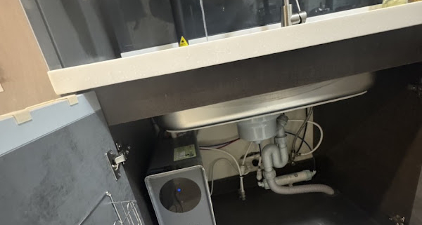 嘉義 淨工坊 S800 廚下 RO 淨熱一體機 安裝完工實照