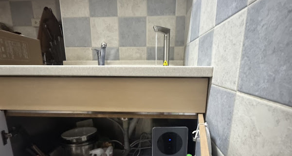 嘉義 淨工坊 S800 廚下 RO 淨熱一體機 安裝完工實照