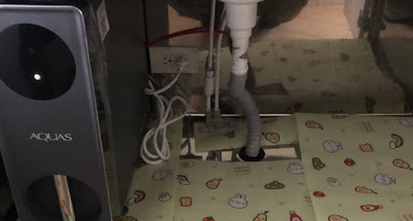新北新莊區 淨工坊 S800 銀色款廚下 RO 淨熱一體機 安裝完工實照