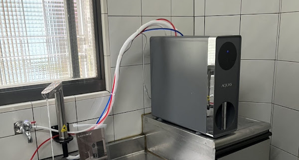 高雄楠梓 淨工坊 S800 廚下 RO 淨熱一體機 安裝完工實照