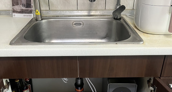 高雄楠梓 淨工坊 S800 廚下 RO 淨熱一體機 安裝完工實照
