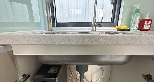 台中沙鹿 淨工坊 S800 廚下 RO 淨熱一體機 安裝完工實照