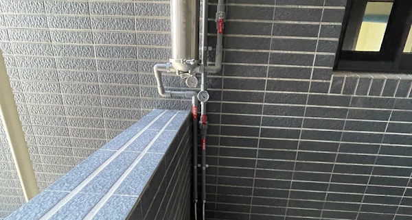 台中沙鹿 淨工坊 AQ-300 不鏽鋼全戶前置＋淨工坊 安裝完工實照