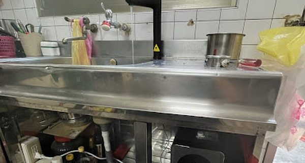 台中潭子區 淨工坊 S800 黑色款廚下 RO 淨熱一體機 安裝完工實照