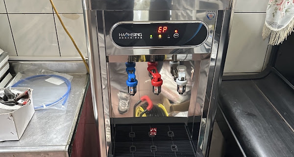 台中潭子 豪星 HM-1687 落地型冰溫熱飲水機 安裝完工實照