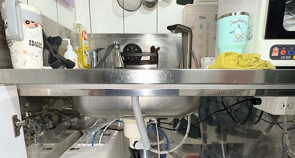 台中潭子 櫻花 P0585 廚下型雙溫淨飲機 安裝完工實照