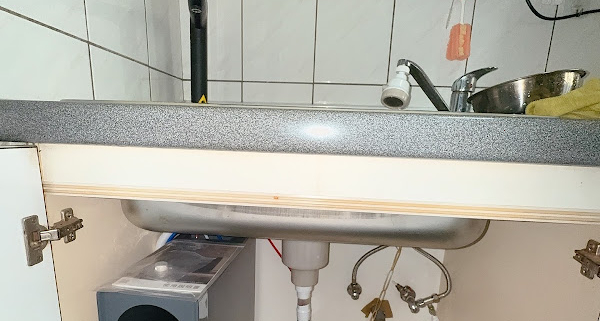 台北信義區 淨工坊 S800 廚下 RO 淨熱一體機 安裝完工實照