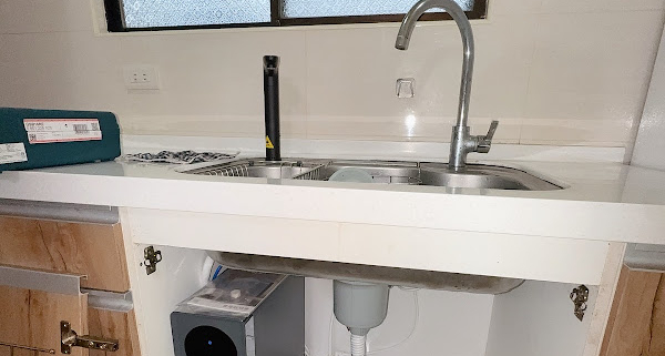台北信義區 淨工坊 S800 廚下 RO 淨熱一體機 安裝完工實照