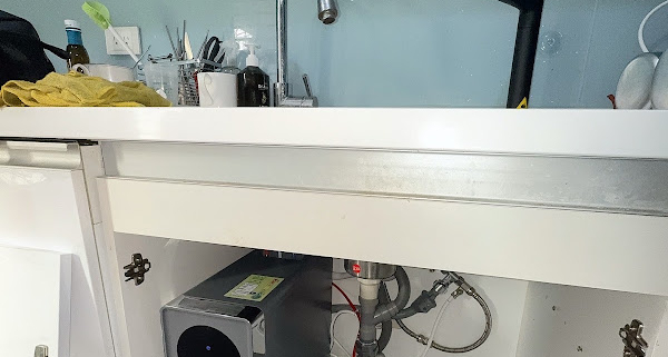 台北信義區 淨工坊 S800 廚下型 RO 直輸淨熱機 安裝完工實照