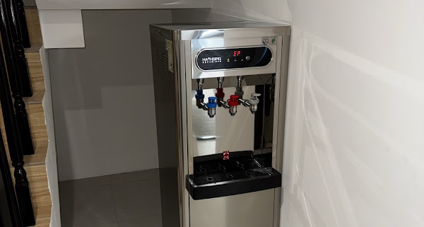 台中西屯 豪星 HM-1687 落地型冰溫熱飲水機 安裝完工實照