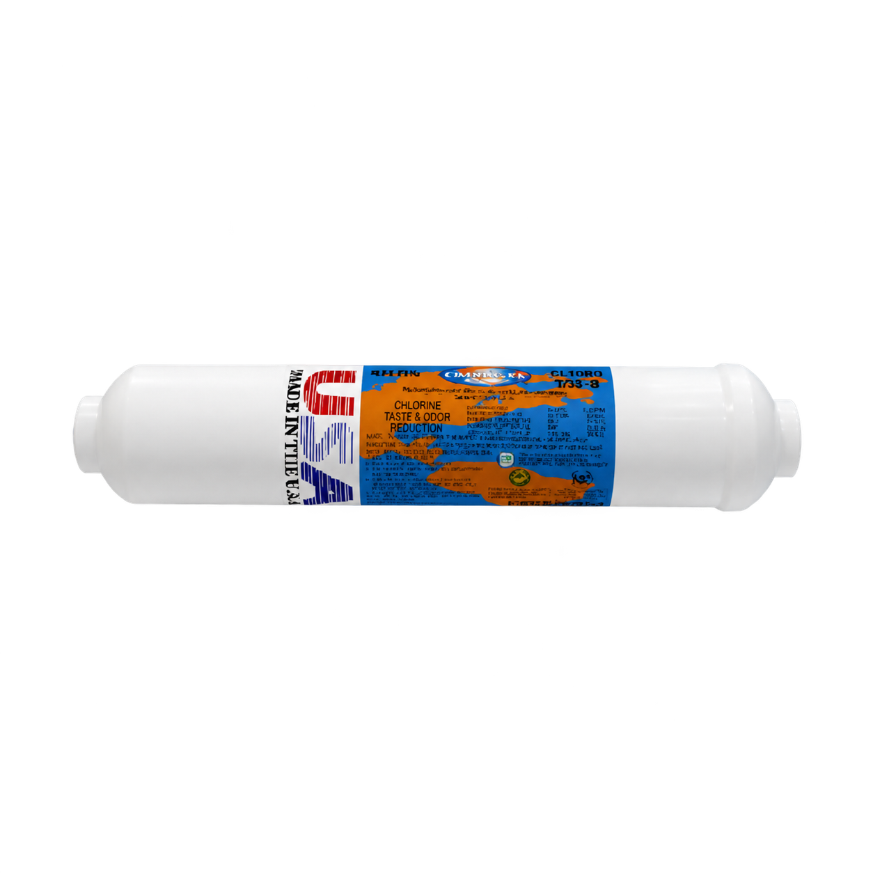 【OMNIPURE】CL10RO 後置活性碳小T33濾心 商品濾心去背圖
