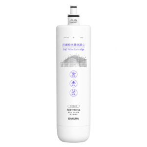 【櫻花 SAKURA】F0262 除菌軟水雙效濾心（P0772用） 商品濾心去背圖